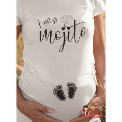 maternity shirt  i miss mojito cm421
